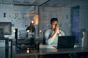 afternoon office slump